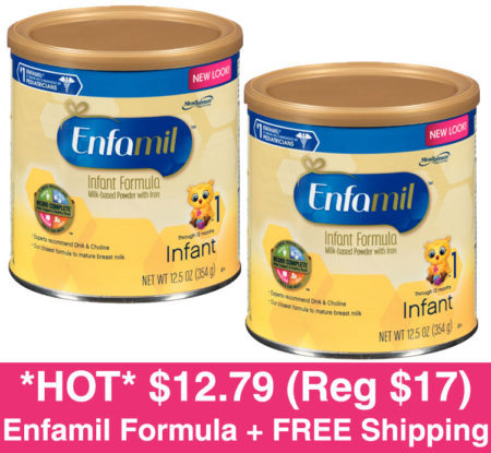 *HOT* $12.79 (Reg $17.09) Enfamil Formula + FREE Shipping