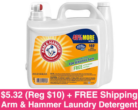 *HOT* $5.32 (Reg $10) Arm & Hammer Detergent + FREE Shipping