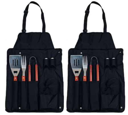 $10.45 (Reg $20) 7-Piece BBQ Apron & Utensils + Free Pickup