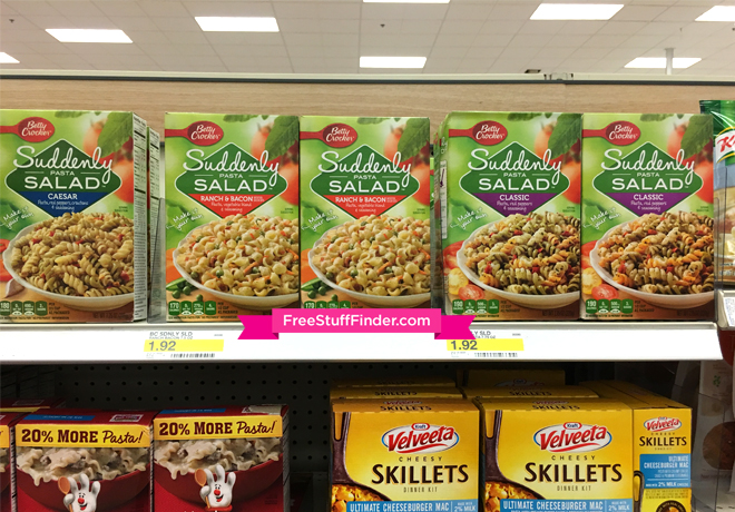 $0.50 (Reg $2) Betty Crocker Suddenly Pasta Salad at Target (Print Now!)