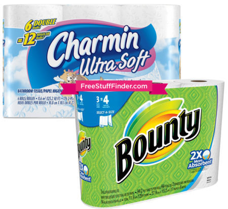 New Charmin & Bounty Coupons ($1.50 in Savings!)