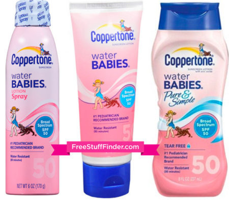 *NEW* $3.00 Off Coppertone WaterBABIES Coupon