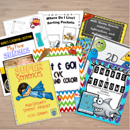 FREE Pre-K to 3rd Grade Learning Bundle Pack