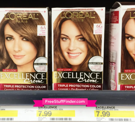 $0.99 (Reg $8) L'Oreal Paris Excellence Hair Color at Target