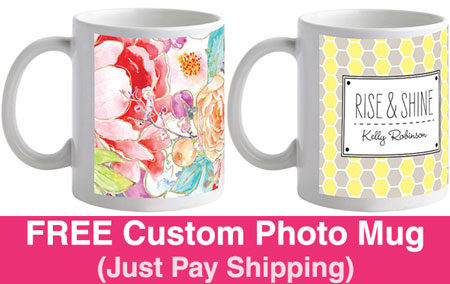 FREE Custom Photo Mug (Just Pay Shipping)