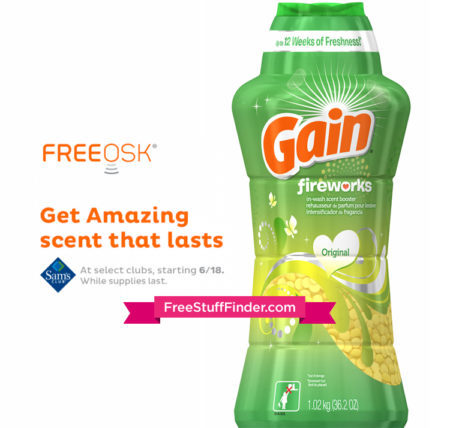 Free Sample Gain Fireworks (Sam’s Club Members)