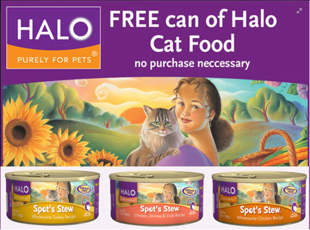 FREE Halo Pets Cat Food Coupon