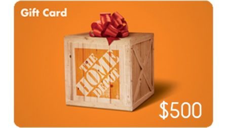 FREE $500 Home Depot Gift Card Giveaway