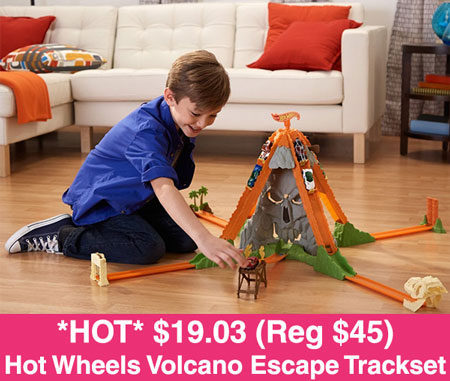 *HOT* $19.03 (Reg $45) Hot Wheels Volcano Escape Trackset