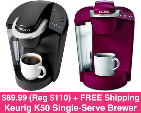 $89.99 (Reg $110) Keurig K50 Brewer + FREE Shipping