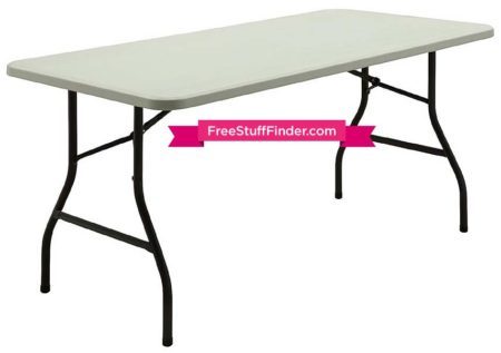 $30.65 (Reg $50) 5 Ft Folding Table + Free Store Pickup (Today Only)