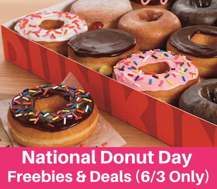 National Donut Day Freebies & Deals Roundup (6/3 Only)