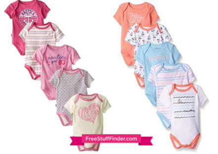 *HOT* $8.69 Nautica 5-Pack Bodysuits ($1.74 each!)