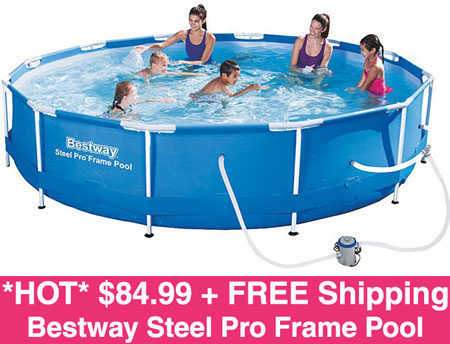 *HOT* $84.99 (Reg $250) Steel Frame Pool + FREE Shipping