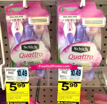 $0.99 (Reg $10) Schick Women's Razors at Rite Aid