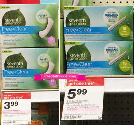 *HOT* $0.25 (Reg $6) Seventh Generation Tampons at Target