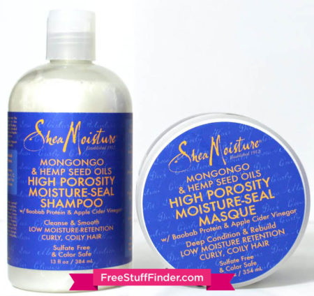 FREE Deluxe Sample Shea Moisture Shampoo & Masque