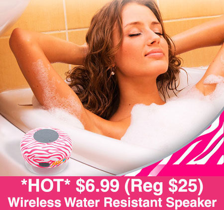 *HOT* $6.99 (Reg $25) Wireless Shower Speaker