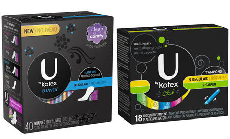 FREE U by Kotex Liners and Tampons at Walmart + Moneymaker