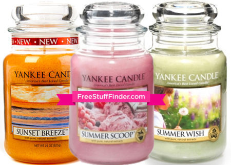 *HOT* FREE Large Yankee Candle with Purchase Coupon