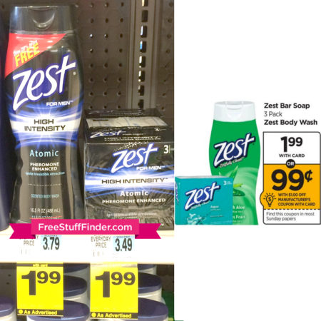 $0.99 (Reg $3.79) Zest Body Wash at Rite Aid