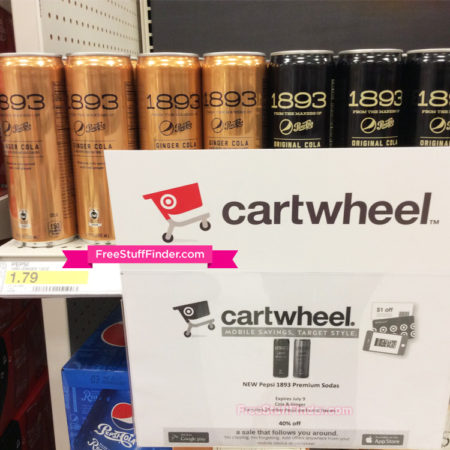 *NEW* 40% Off Pepsi 1893 Premium Soda Cartwheel Offer