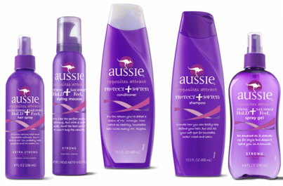 Aussie hair care at kroger