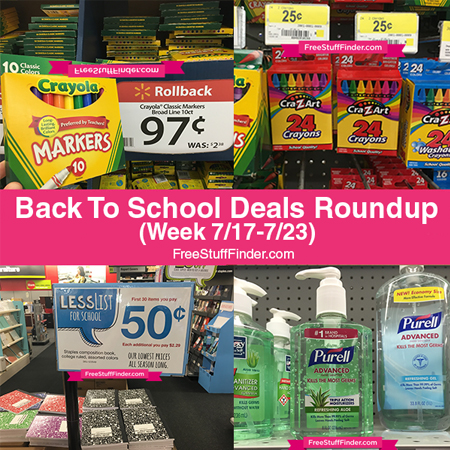 HURRY! As low as $0.01 Back to School Deals