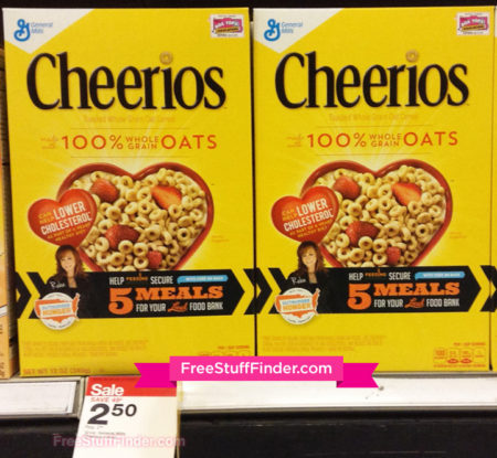 $0.63 (Reg $3) Cheerios Cereal at Target