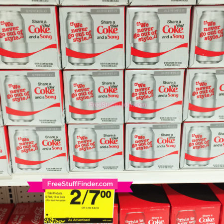 *HOT* $2.46 (Reg $5) Coke 12-Pack Cans at Rite Aid (No Coupons!)