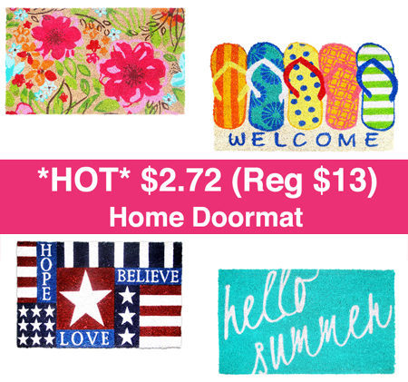 *HOT* $2.72 (Reg $13) Home Doormat + FREE Pickup