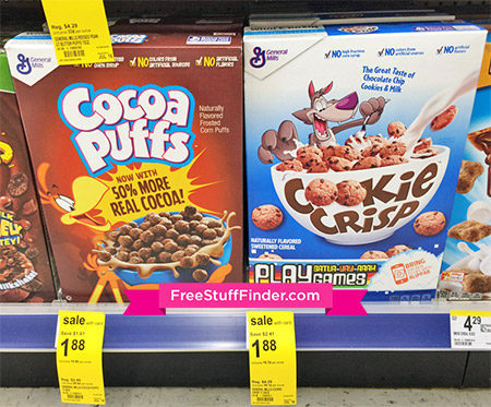 $1.88 (Reg $4.29) General Mills Cereal at Walgreens