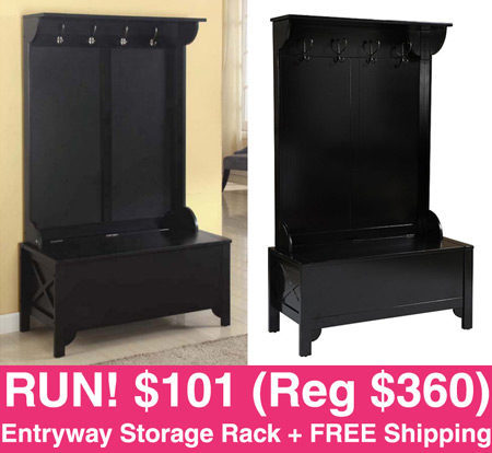 RUN! $101 (Reg $360) Entryway Storage Rack + FREE Shipping