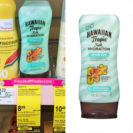 *HOT* $1.39 (Reg $9) Hawaiian Tropic After Sun at Walgreens