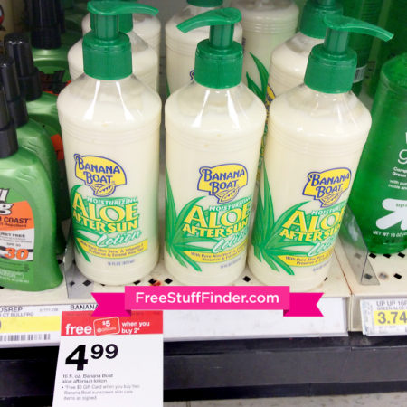 $1.49 (Reg $5) Banana Boat After Sun Moisturizer at Target