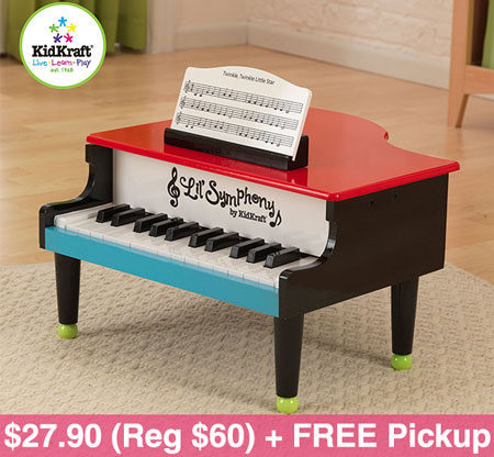 *HOT* $27.90 (Reg $60) KidKraft Lil' Symphony Piano + FREE Pickup