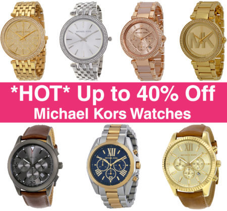 *HOT* Up to 40% Off Michael Kors Watches & Jewelry