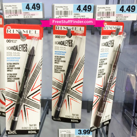 *HOT* 4 FREE Rimmel Eyeliners + Moneymaker at Rite Aid