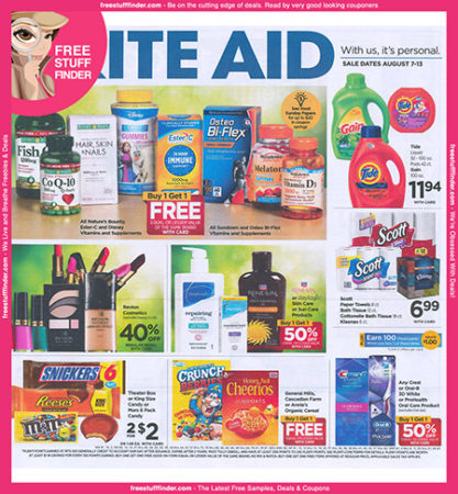 *HOT* Rite Aid Ad Preview (Week 8/7 – 8/13)