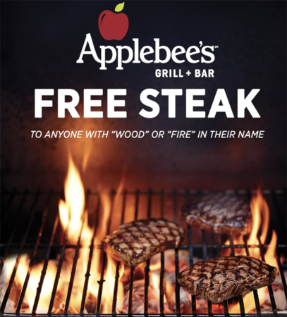 Possible FREE Steak & Sides at Applebee's (Today Only)