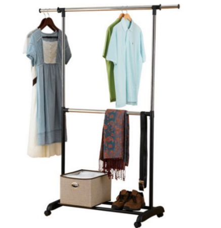 $14.88 (Reg $25) 2-Tier Garment Rack + Free Store Pickup