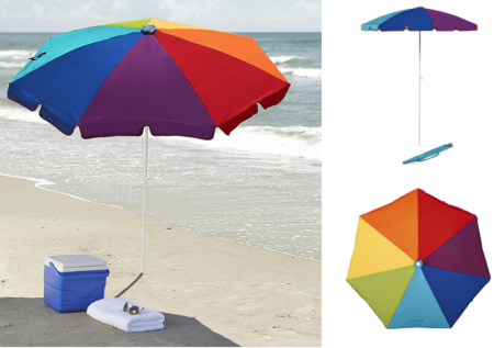 $9.86 (Reg $28) 6ft Beach Umbrella + Free Store Pickup