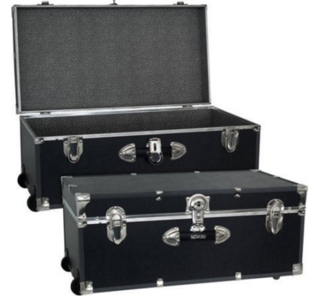 $49 (Reg $79) Wheeled Luggage Trunk + Free Store Pickup
