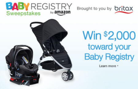 *HOT* Win $2,000 Amazon Gift Card (Baby Registry Sweeps)