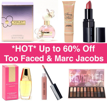 *HOT* Up to 60% Off Too Faced & Marc Jacobs Cosmetics