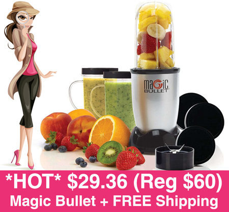 *HOT* $29.36 (Reg $60) Magic Bullet Blender + FREE Shipping