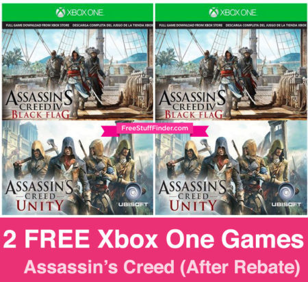 *HOT* 2 FREE Assassin's Creed Xbox One Games (After Rebate)