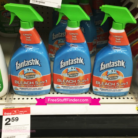 *HOT* $0.84 (Reg $3) Scrubbing Bubbles Fantastik at Target