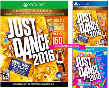 *NEW* 50% Off Just Dance 2016 Cartwheel Offer (From $9.25!)
