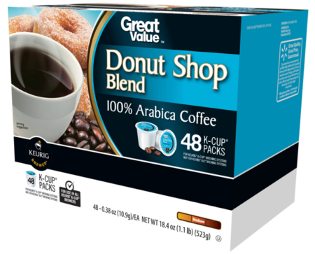 $0.33 per K-Cup Donut Shop Coffee + FREE Store Pickup